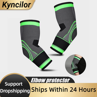 Arm Support Compression Sleeve Elbow Brace Support Protector for Weightlifting Arthritis Volleyball Tennis Arm Brace Bandage