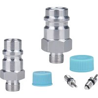 Universal R134a R12 High Low Side Service Port Welding Valve with JRA Valve Core and Cap air conditioner