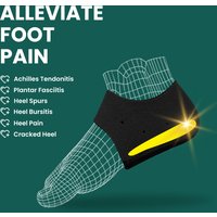 2/4/6/8Pcs Silicone Foot Heel Protectors Plantar Fasciitis Inserts Heel Pads Cracked Dry Achilles Heel Pain Relief Reusable Tool