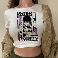 Solo Leveling crop top corset cropped y2k Fairy coquette Aesthetic 2025 gothic girls clothing