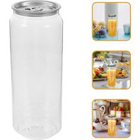10pcs 500Ml Portable Beverage Canning Jars Easy Open Leakproof For Juice Milk Tea Soda Storage Canning Jars Drinks