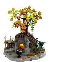 MOC Building Blocks Set A2627 Reforging of Narsil — Rivendell side build Display Ornament Gift for Adults Pluggable Model Set