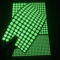 Circular Luminous Dots Glow Wall Sticker Fluorescent Home Kid'S Room Diy Self-Adhesive Decorative Glow In The Dark Decals Chris