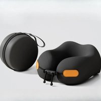 Memory Foam U Shaped Travel Neck Pillow Portable Soft Support Pillow for Airplane, Office & Home Relaxation