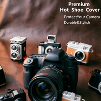 Cute Camera Series Hot Shoe Cover for Leica Q2 Fuji X100V X-T5 Sony ZV-1 Canon EOS R5 Nikon Z5 Camera Accessories