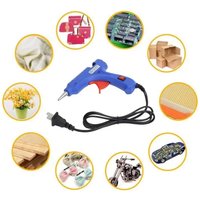 20W Cordless Hot Melt Glue Gun 12V Lithium Battery Glue Gun for DIY Home Industrial, 7mm Glue Sticks