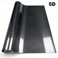 Carbon Fiber Car Body Vinyl Wrap Matte Accessories Glossy Black Sticker 3D 4D 5D 6D Auto Foil Cover Mirror Door Film Inner Out