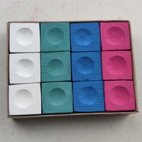 12-Piece Multi-Color Billiard Chalk Set, Snooker and Billiard Cue Chalk, Billiard Accessories