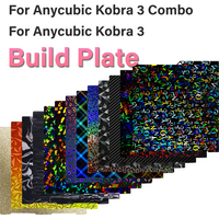 For Anycubic kobra 3 Combo Build Plate 256x268 Spring Steel Sheet For Anycubic kobra 3 V3 Combo/Kobra 3 V2 build plate