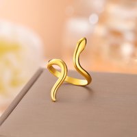 Unift Stainless Steel Snake Finger Ring for Women Open Rings Hip Hop Punk Goth Snake Reptile Animal Statement Jewelry Party Gift