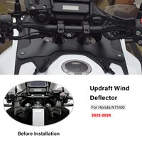 NT 1100 Front Cockpit Fairing For Honda NT1100 2022-2024 Model Motorcycle Wind Deflector Airflow Deflectors Plate Accessories