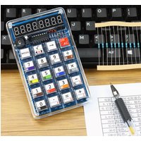 LED Digital Tube Display Calculator DIY Electronic Kit 51 Microcontroller Calculators Kits School Welding Practice Training