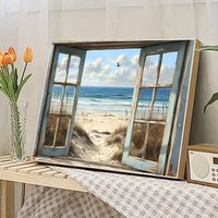 1 Set of Digital Oil Painting Kit Suitable for Adult Beginners (Professional Art Use) - Equipped with Acrylic Paint, Canvas, 3 B