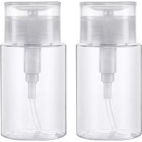 100ml Refillable Empty Press Polish Liquid Pump Bottle Clear Remover Cleaner Dispenser Container Makeup Manicure Tools Accessory