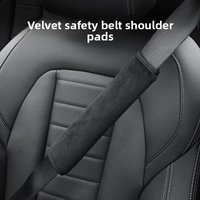 Car Seat Belt Shoulder Pad Soft Cartoon Plush Protector Cover Men Women Comfortable Extended Length Auto Interior Accessories
