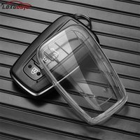 TPU Transparent Car Key Case Cover Shell For Toyota Corolla RAV4 CHR Prius Camry Prado Furniture Highlander Yaris Accessories