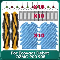 Fit für ecovacs debot ozmo dn55 walze haupt bürste hepa filter mop tücher roboter staubsauger zubehör ersatz