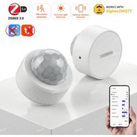 Zigbee Mini PIR Motion Detector Smart Human Body Movement Infrared Sensor With Optional Bright Vibration Detection For 2MQTT Hub