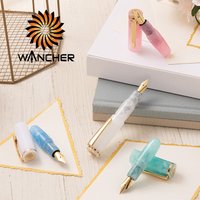 Very mini, small and cute mini fountain pen WANCHER can be filled with ink to write.