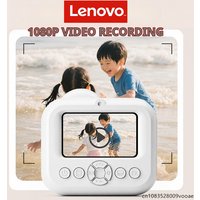 Lenovo DY35 Digital Children Camera Photography Instant Print Photo Kids Video Recorder Mini Thermal Printer Video Birthday Gift