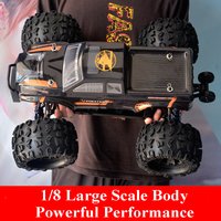 ZD RC Rennwagen MT8 1:8 Elektrischer Monster Truck 4WD Geländefahrzeug Hochgeschwindigkeits-Fernsteuerungsmodellauto als Geschenk