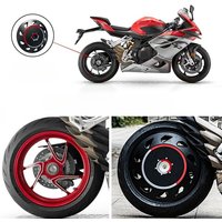 SEMSPEED Motorcycle Rear Hub Cover For QJmotor SRK 921RR Super 921RR Motorcycle Wheel Center Cover Accessories