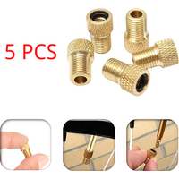 5Pcs Wheel Tire Transfer Valve Adapter Presta To Schrader Cinverter Road Bike Cycle Bicycle Punp Tube