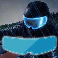 AliExpress GOT-TOG 2pcs Motorcycle Helmet Anti-Fog & Rainproof Film - Durable PET Nano-Coating for Clear Vision, Fits All Bike Helmets, Adult