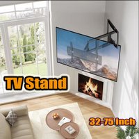 Wall Mounted TV Stand Full Motion TV bracket for 32-75 in Corner Articulating TV stand 33inch Long Arm Extension, Swivel, Tilt