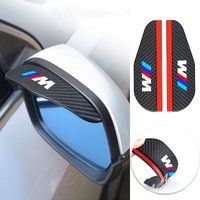 Car Rear View Mirror Rain Eyebrow Stickers Carbon Fiber Accessories For BMW M Sport M2 M3 M4 M5 M6 E46 E90 E60 E39 E36 F20 X3 X6