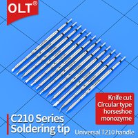 C210 Soldering Iron Tip Compatible with JBC T210 Handle CD-2SD/2SHE Welding Station Nozzle C210001/007/008/021 /023/031/006/010