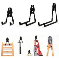 5 Size Heavy Duty Metal Hook Garage Organizer Wall Mount Anti-slip Bicycle Hanger Hooks Storage Hook For Ladders Garden Tool