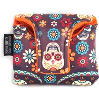 DÍA DE LOS MUERTOS Printing with Magnetic Closure Golf Squre Large Mallet Putter Head Cover