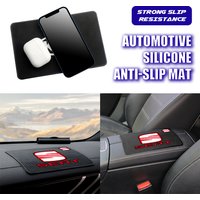 PVC Car Logo Rubber Mobile Sticky Pad Dashboard Anti-Slip Mat For SEAT lbiza Mk2 Cupra 6j Leon Mk1 FR Racing Arona Ateca Altea