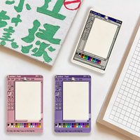 M-microsofts P-paints Card Holder Men And Womenn Universal Antirust Keychain PU Learther Access Drop Key Tag Ring