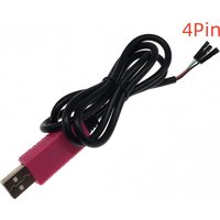 Original 1M CP2102 USB To UART TTL Cable Module 4 Pin 4P Serial Adapter Download Cable Module For Win10 For Raspberry Pi