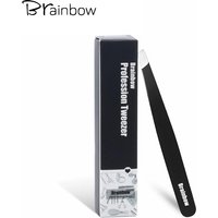 Brainbow – pince à sourcils inclinée et serrée, antistatique, Extension de cils, autocollant pour paupières, Application des yeux, outils d'épilation