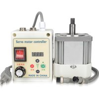 550W / 750W / 1100W / 1500W / 2200W Bürstenloser Servomotor-Kit mit Gewindewelle und Controller, 220V EU-Stecker für CNC-Drehmaschine, Holzbearbeitung, Nähmaschine