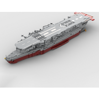 3429PCS MOC Military Series Japanese Light Aircraft Carrier Ryujo Model DIY Building Block Toy - Holiday and Birthday Gift