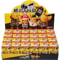 2026 New 24Pcs/Set Pokemon Pikachu Blind Box Action Figure Model Doll Keychain Pendant Decorative Toy for Christmas Gift