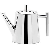 Easyworkz Stainless Steel Tea Pot with Removable Tea Infuser, Perfect for Brewing Your Favorite Tea, Chrome