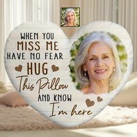 Creative Photo Customization Heart-Shaped Commemorative Printed Plush Pillow, Commemorative Gift