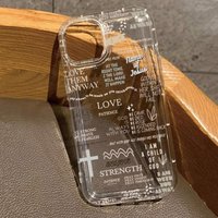 Jesus God Bless You Print Transparent Phone Case For iPhone 17 Pro Max 16 15 14 13 12 11 XS X XR 7 8 Plus 16E 17 Air Soft Cover