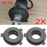 1Pc Head Lamp Retainer Holder Clips Car M5 H4 LED Headlight Bulb Base Adapter Socket Holder
