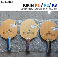 Original LOKI KIRIN K1/K2/K3 Table Tennis Blade FL Grip 7-Ply OFF+ Ping Pong Paddle Pure Wood Carbon Table Tennis Blade Beginner