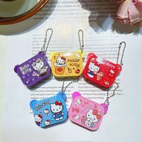 Miniature Hello Kitty Bento Box Keychain Dollhouse Accessory, Fake Food Model, Photography Prop & Cute Toy Decoration