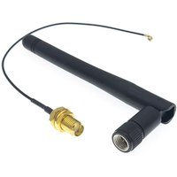 DIYUSER 2.4G Antenna Folded Bluetooth Wifi Module ZigBee SMA Feeder Line 2.4GHz
