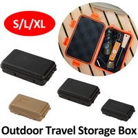 EDC Tool Box Outdoor Camping Survival Kit Shockproof Waterproof Case Sealed Box Outdoor Survival Storage Box Fishing Tackle Bag