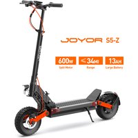 Elektroroller Joyor S5-Z, 600W Motor, 48V 13Ah Akku, 10-Zoll-Reifen, 55 km Reichweite, Max. Geschwindigkeit 45 Km/H