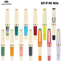 Jinhao 82 Mini Fountain Pen 0.38/0.5/0.7mm Extra Fine Nib Short Luxury Elegant Pens Writing Office School Supplies Stationery